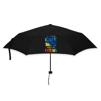 Sauvez l’océan en disant - Parapluie standard - noir - Devant