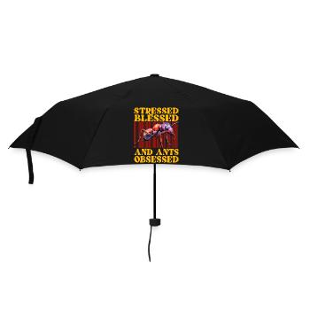 Béni stressé et fourmis obsédées - Parapluie standard - noir - Devant