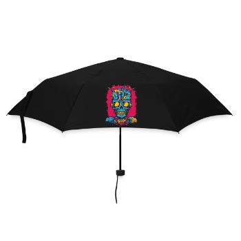 Robot Cyborg Zombie - Parapluie standard - noir - Devant