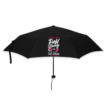 Hockey sur gazon : une journée sans terrain - Parapluie standard - noir - Devant
