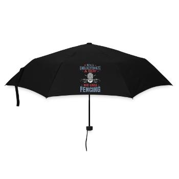 Kleiner Fechter - Regenschirm (klein) - Schwarz - Vorne
