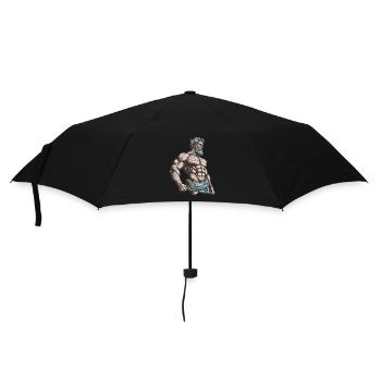 Muscles Workout Gym Bodybuilder - Parapluie standard - noir - Devant