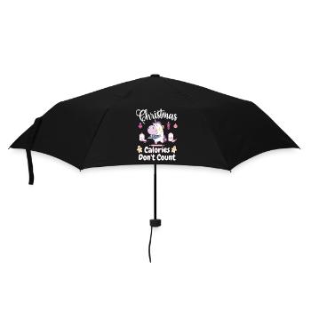 Sweet Christmas Unicorn Bakery Christmas Gift - Umbrella (small) - black - Front