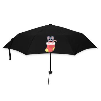 Mouse Christmas Christmas Socks - Umbrella (small) - black - Front
