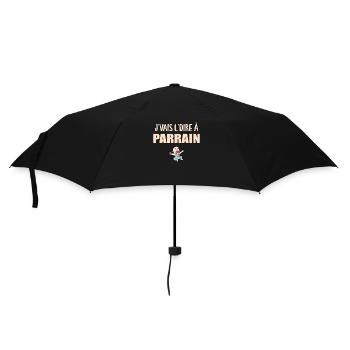 J'vais Le Dire - Parrain - Super Parrain - Parapluie standard - noir - Devant