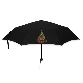 Arbre de Noël Noël Noël - Parapluie standard - noir - Devant