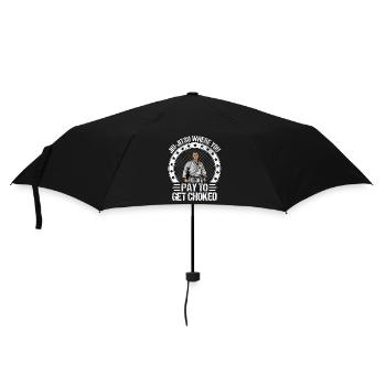 Jiu-Jitsu where you pay to get choked - Umbrella (small) - black - Front
