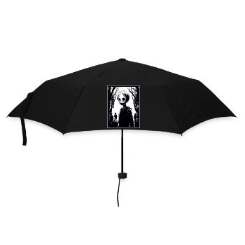 Dessin animé Manga Anime Ville Zombie Goules - Parapluie standard - noir - Devant