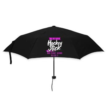 Field Hockey I've Got A Hockey - Regenschirm (klein) - Schwarz - Vorne