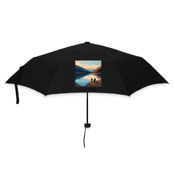 Daddy's little helper - Umbrella (small) - black - Front