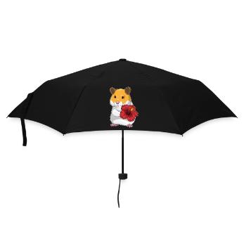 Hamster Hibiscus - Umbrella (small) - black - Front