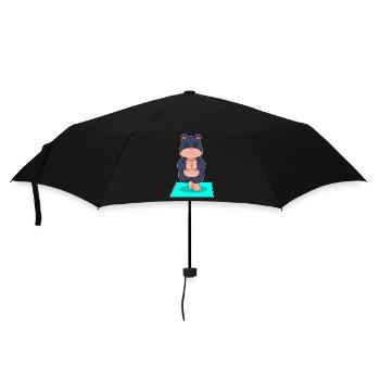 Mole Yoga Fitness Méditation - Parapluie standard - noir - Devant