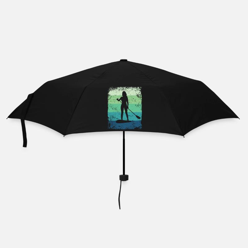 Stand Up Paddling Stand Up Board Sup - Regenschirm (klein) - Schwarz