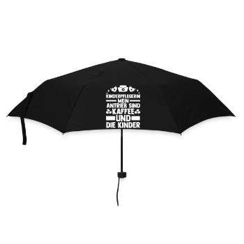 Erzieherin Kindergärtnerin Kinderpflegerin - Regenschirm (klein) - Schwarz - Vorne