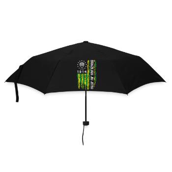 Jiu Jitsu brésilien 1914 Amérique drapeau cadeau - Parapluie standard - noir - Devant