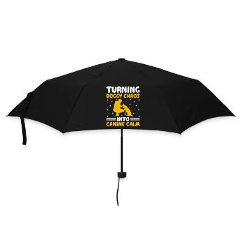 Hundetrainer Hundetraining Training Hunde Tierpflege Pr - Regenschirm (klein) - Schwarz - Vorne