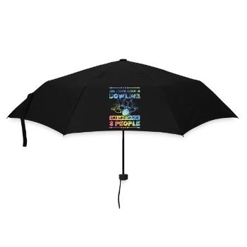 Bowling spruch zitat lustig - Regenschirm (klein) - Schwarz - Vorne