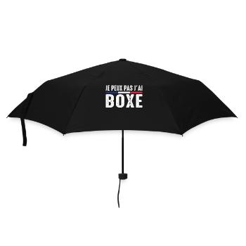 Boxe Je Peux pas j'ai boxe Boxeur boxing france - Parapluie standard - noir - Devant