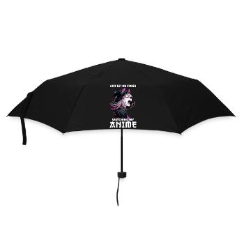 Anime Fille Otaku Manga Goth Fille Tenue Cosplay - Parapluie standard - noir - Devant