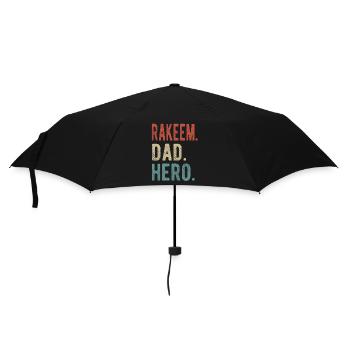 Rakeem Papa Held - Regenschirm (klein) - Schwarz - Vorne