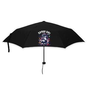 Gamer Girl Gaming & Gamer Femmes & Filles - Parapluie standard - noir - Devant