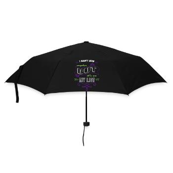 present cool outdoors forest animal geek attitude - Regenschirm (klein) - Schwarz - Vorne