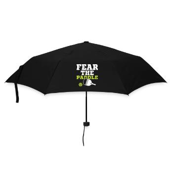 Fear The Paddle Player Pickleball - Umbrella (small) - black - Front