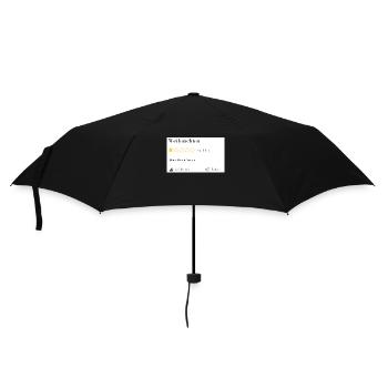Weihnachten: Danke für die Socken ... - Regenschirm (klein) - Schwarz - Vorne