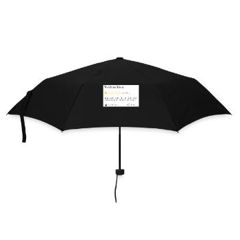 Frag mich nich, ob ich noch einen Glühwein möchte. - Regenschirm (klein) - Schwarz - Vorne