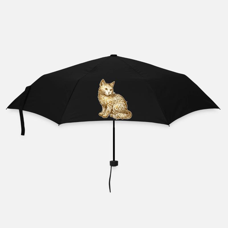chat - Parapluie standard - noir