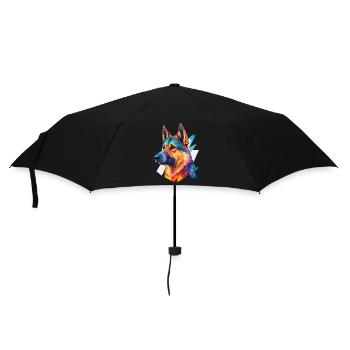 German Shepherd Dogs Popart Dog Love - Umbrella (small) - black - Front