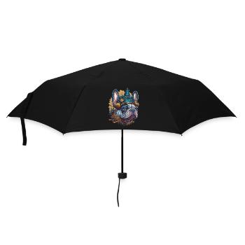 French Bulldog Dog in Steampunk Style - Umbrella (small) - black - Front