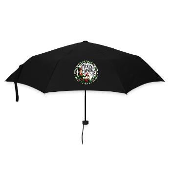 Frohe Weihnachten Design Lustiges Geschenk für Weihnachtsliebhaber - Regenschirm (klein) - Schwarz - Vorne