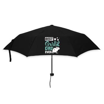 Fathers day Best gerbil dad ever - Umbrella (small) - black - Front