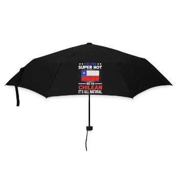 Super Hot Chilean All Natural Chilean Flag - Umbrella (small) - black - Front