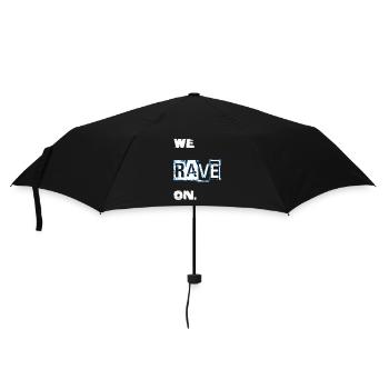 we rave on. - Umbrella (small) - black - Front