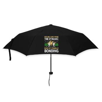Wandern Bergsteigen Trekking Natur Outdoor Alco - Regenschirm (klein) - Schwarz - Vorne