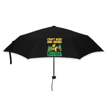 Hiking Mountaineering Trekking Nature Outdoor Alco - Umbrella (small) - black - Front
