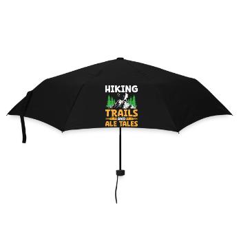 Hiking Mountaineering Trekking Nature Outdoor Alco - Umbrella (small) - black - Front