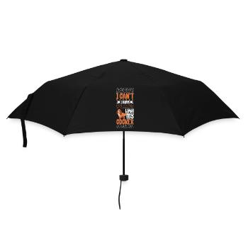 Plans avec mon Cocker Spaniel - Parapluie standard - noir - Devant