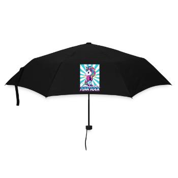 Punk Rock Unicorn - Umbrella (small) - black - Front