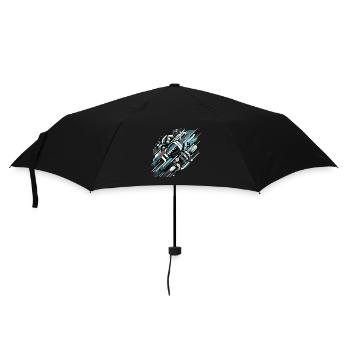 American Football Football Football Helm Football - Regenschirm (klein) - Schwarz - Vorne