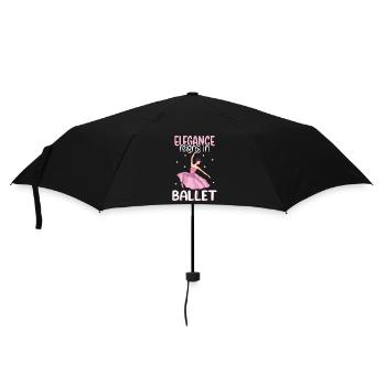 Ballet Ballerine Danse Danseuse Danse Ballet - Parapluie standard - noir - Devant