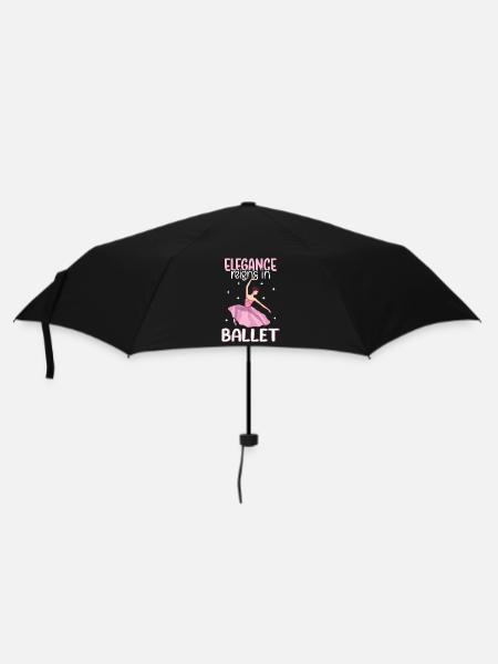 Ballet Ballerine Danse Danseuse Danse Ballet - Parapluie standard - noir