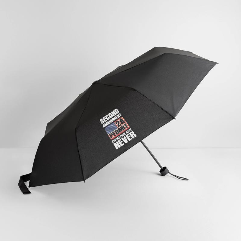 Second Amendment 2A Permit Expiration Date Never Umbrella (small)