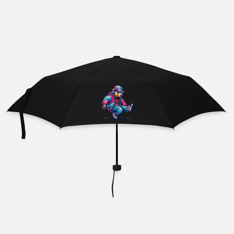 Bear, Bears, Bear Head, Bear, Brown Bear, Bears - Umbrella (small) - black