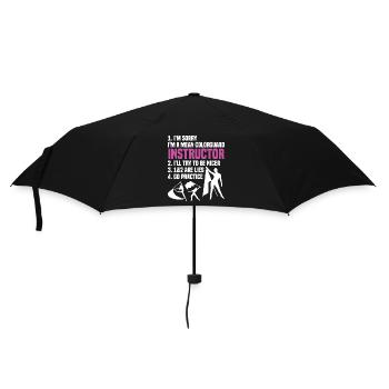 Winter Guard Instructor Colorguard Captain Gift - Umbrella (small) - black - Front