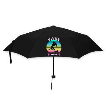 Vivre la Vie comme une Aventure - Moto Cross - Parapluie standard - noir - Devant