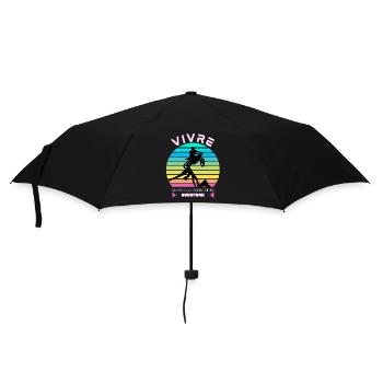 Vivre la Vie comme une Aventure - Moto Cross - Parapluie standard - noir - Devant