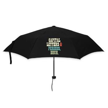 ELA Professeur Lettres et Périodes Bruh Grammaire - Parapluie standard - noir - Devant